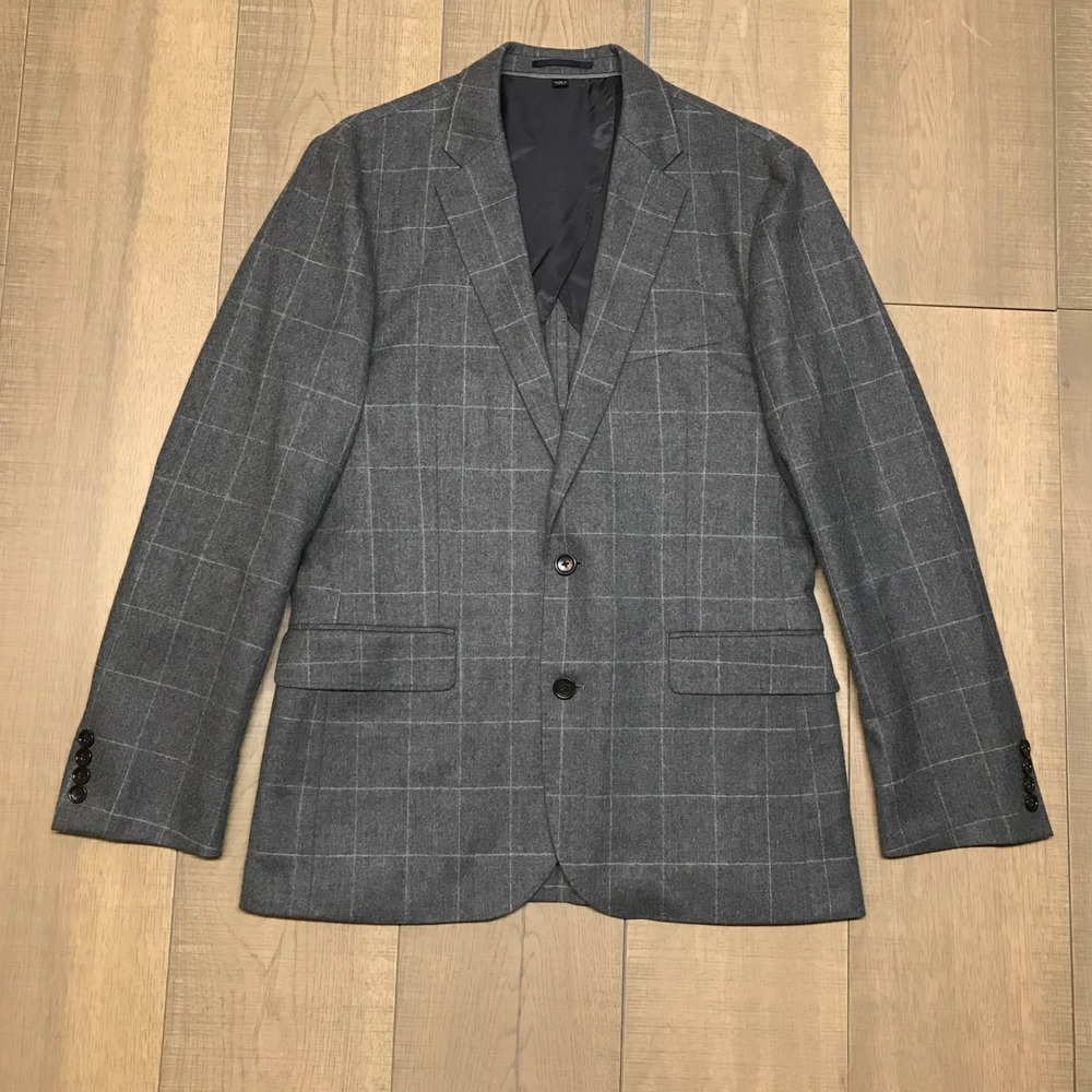J.CREW Ludlow‎ Slim Sport Coat Suit Jacket Mens 38 Wool Vitale Barberis Canonico